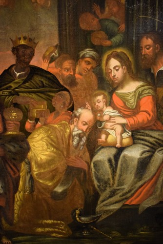 The Adoration of the Magi -Flanders 1st half of the 17th century - Louis XIII